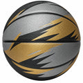Pallone da basket decorativo nero, oro e argento