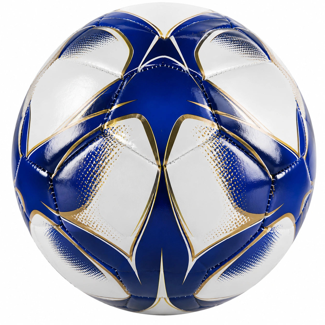 Pallone da Calcio Bianco e Blu per Allenamento e Gare