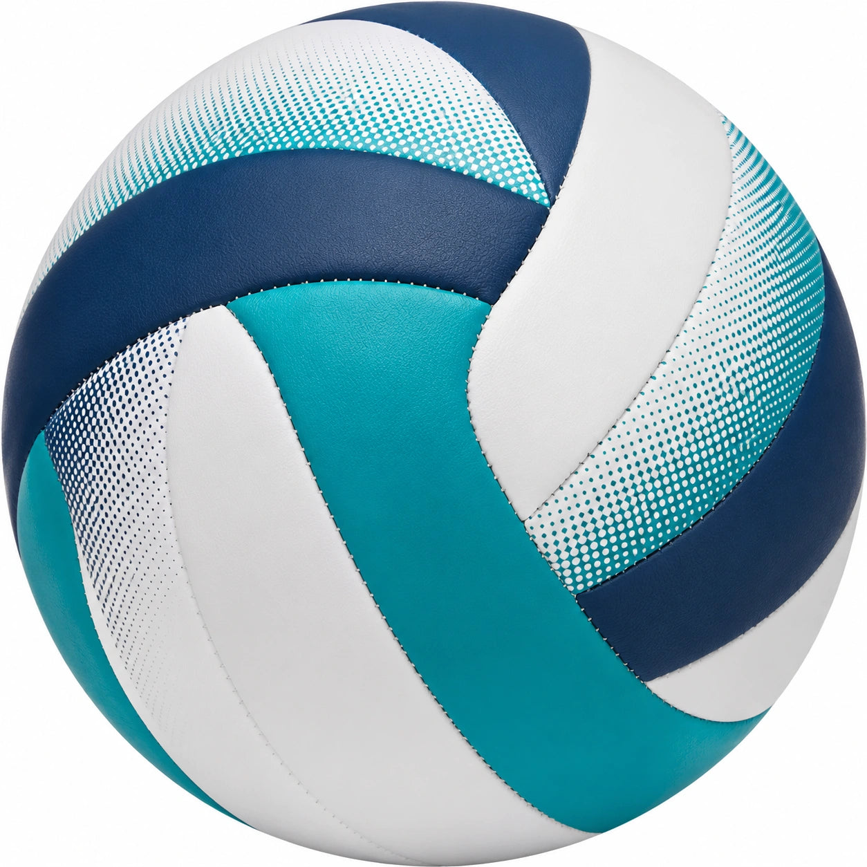 Pallone da Pallavolo Bianco Blu Turchese per Tutte le Superfici