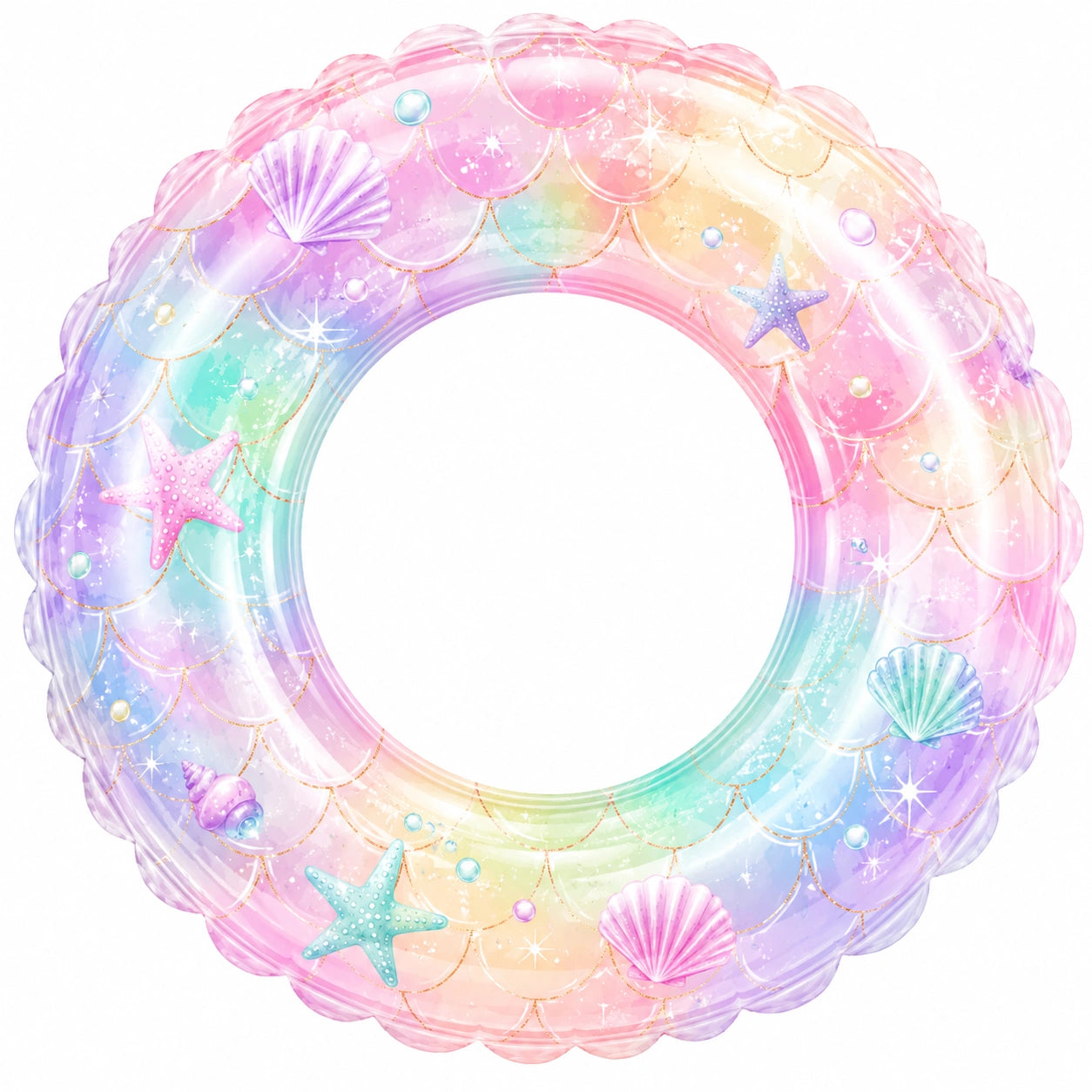 Gonfiabile Piscina Sirena Arcobaleno